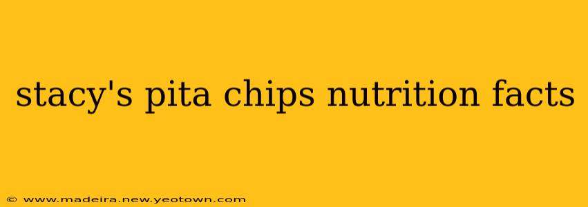 stacy's pita chips nutrition facts