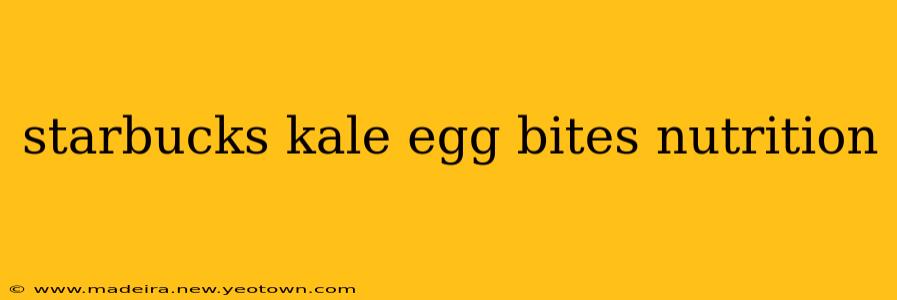starbucks kale egg bites nutrition