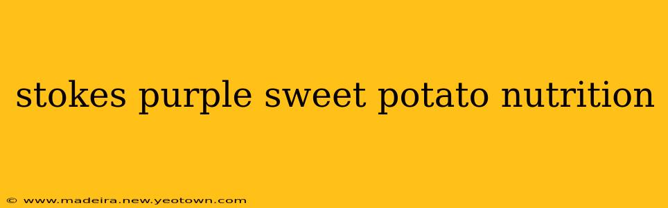 stokes purple sweet potato nutrition