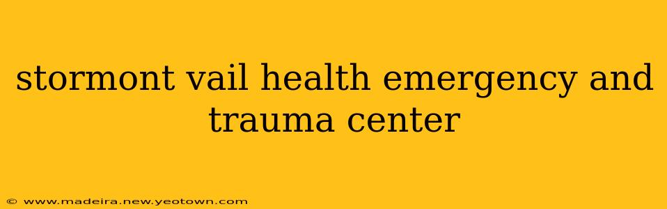 stormont vail health emergency and trauma center