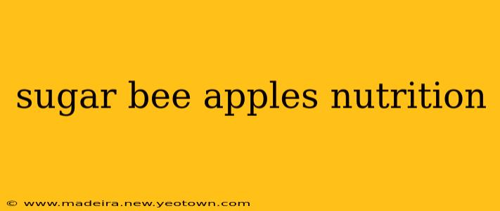 sugar bee apples nutrition