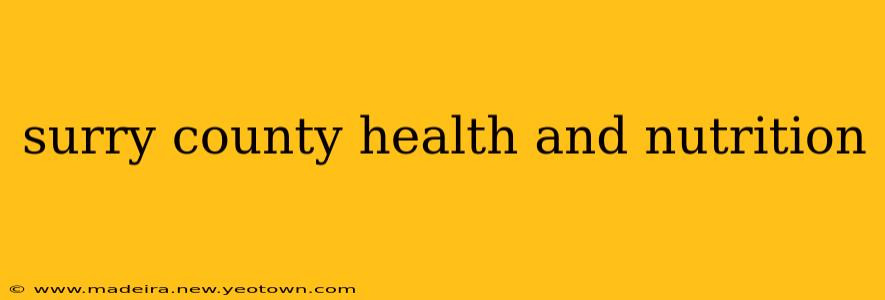 surry county health and nutrition