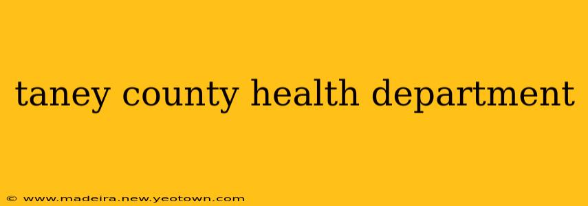 taney county health department