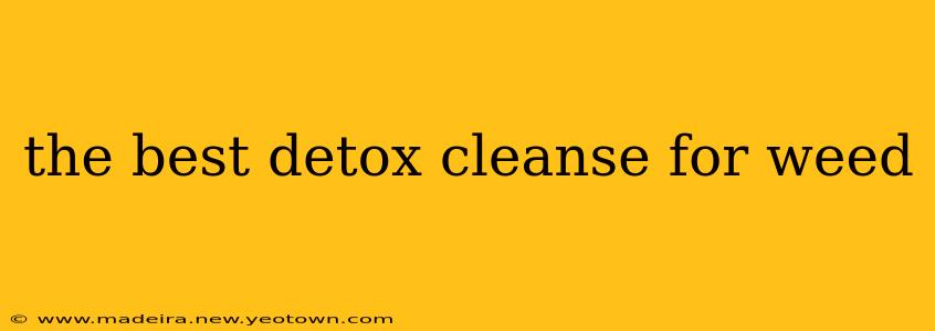 the best detox cleanse for weed