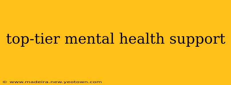 top-tier mental health support
