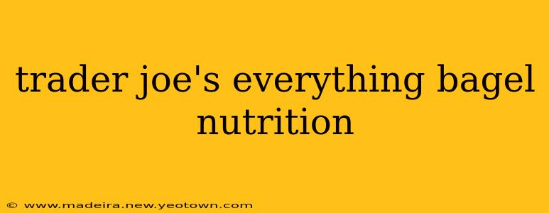 trader joe's everything bagel nutrition