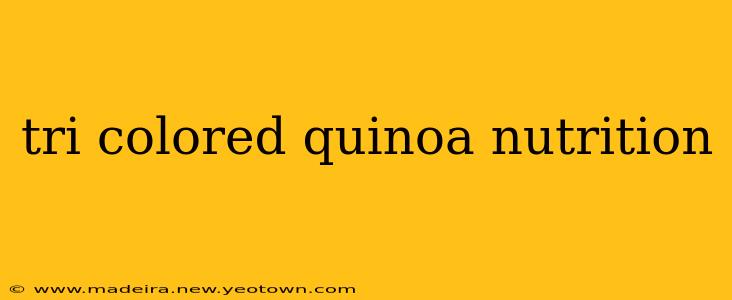 tri colored quinoa nutrition