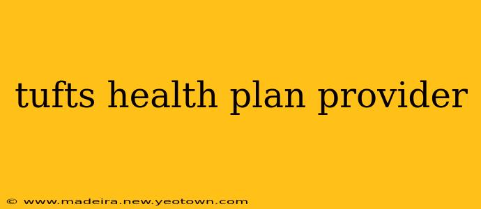 tufts health plan provider