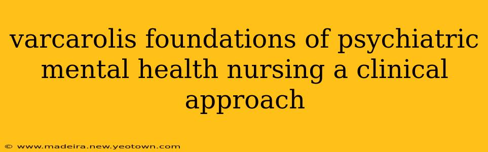 varcarolis foundations of psychiatric mental health nursing a clinical approach