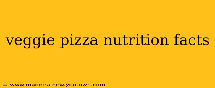 veggie pizza nutrition facts
