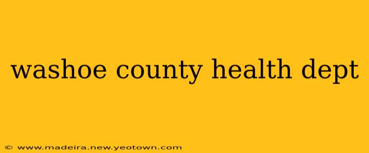 washoe county health dept