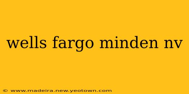 wells fargo minden nv