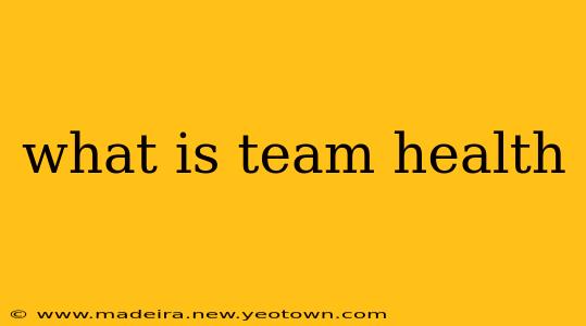 what is team health