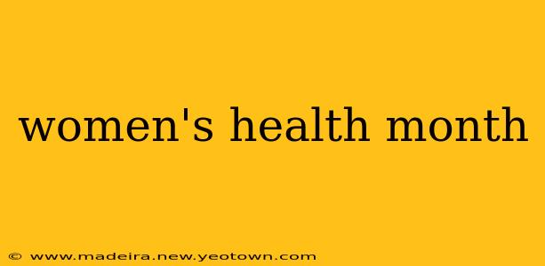 women's health month