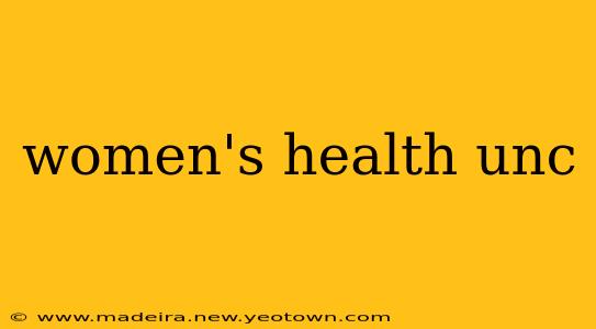 women's health unc