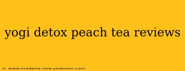 yogi detox peach tea reviews