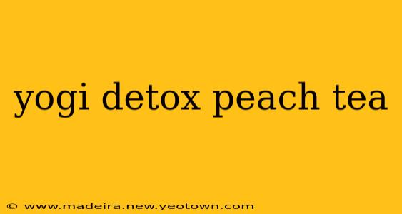 yogi detox peach tea