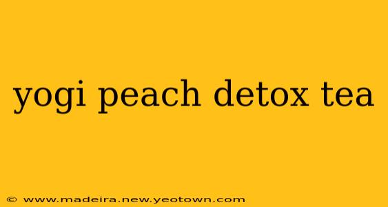 yogi peach detox tea